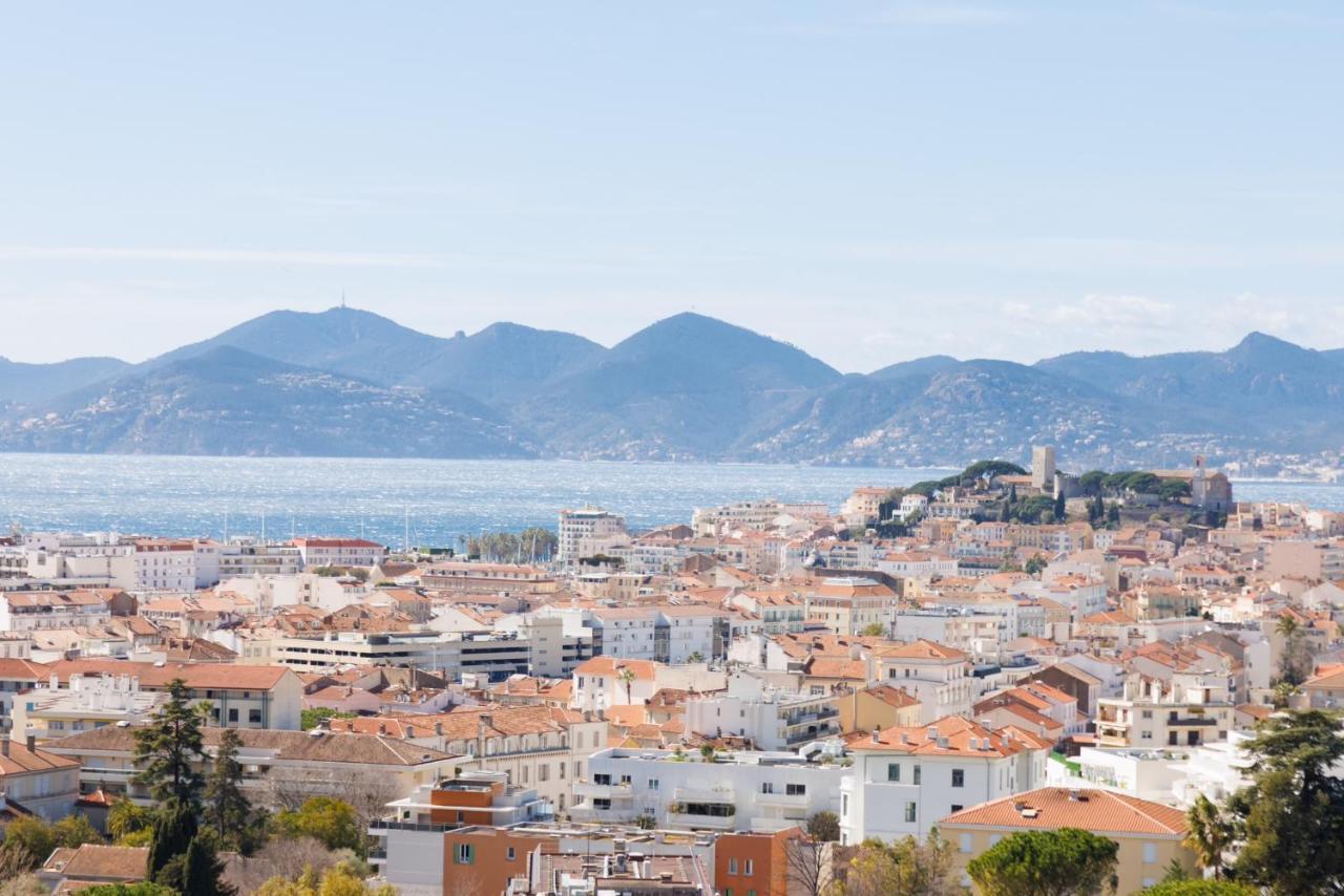 Cannes Panorama - Piscine, Vue Mer, Parking, Clim Esterno foto